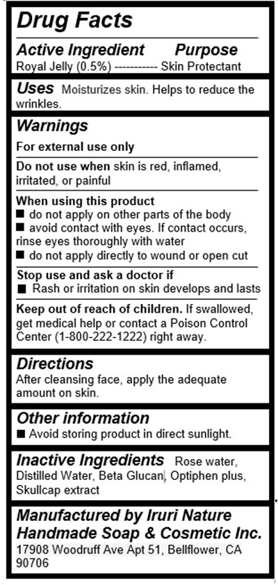 Yellow Toner (rose Water &amp; Royal Jelly) (Yellow Toner Drug Facts Jpg)